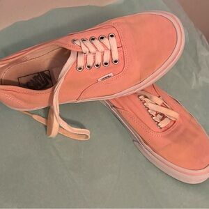 Vans peach Canvas Shoes